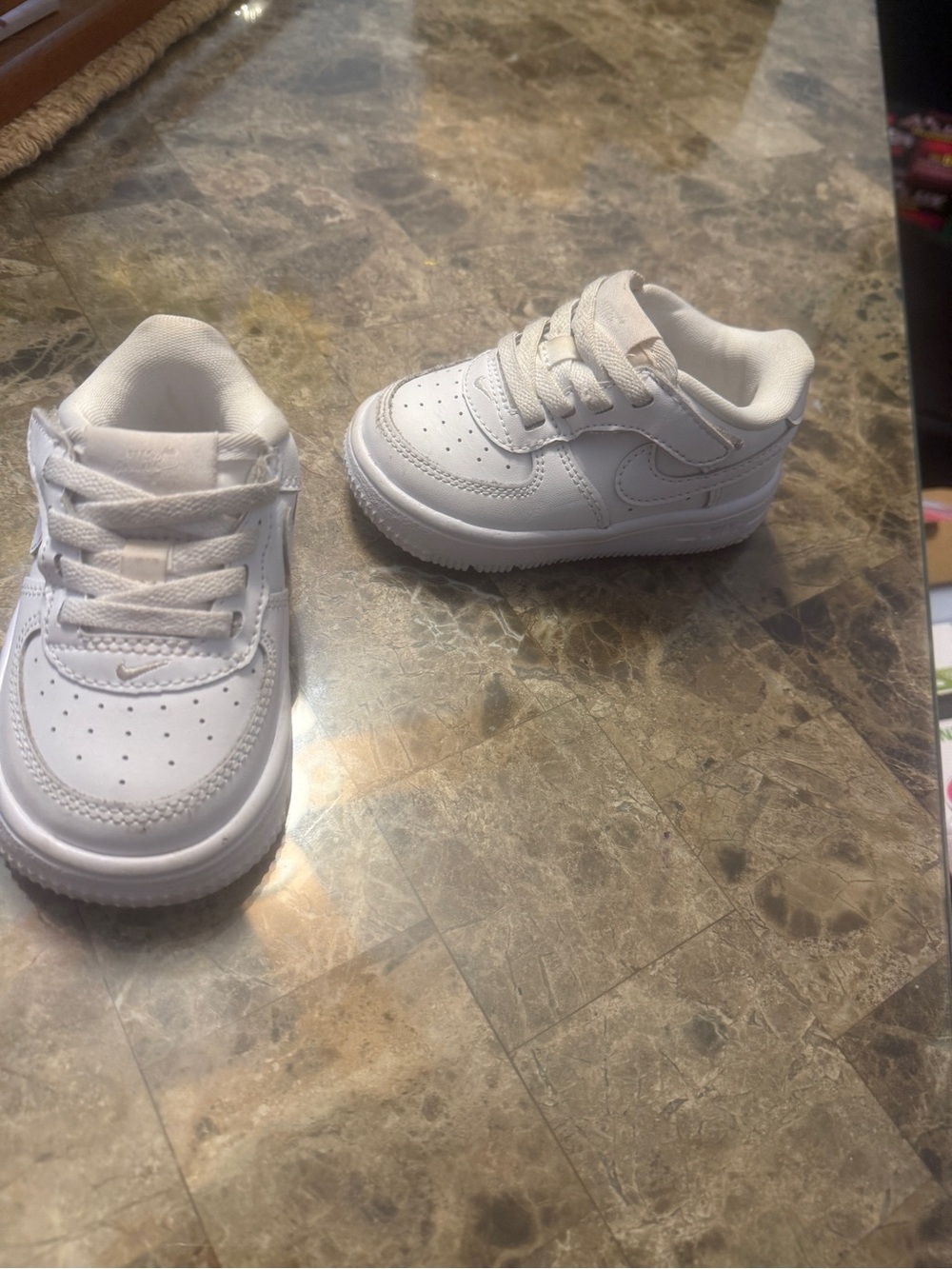 Toddler White Athletic Sneakers - Classic Low-Top